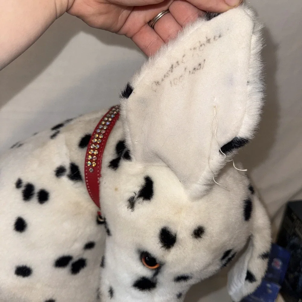 RARE Vintage Disney Life Size Perdy & Pup 101 Dalmations Plush Douglas Co Inc.